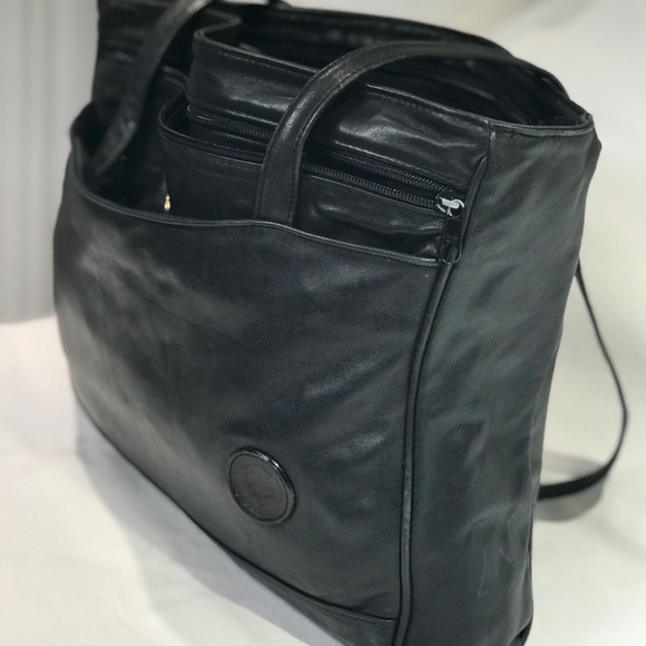 DELANE Vancouver Luxury leather 7 Compartments Executive Bag - Picture 2 of 16